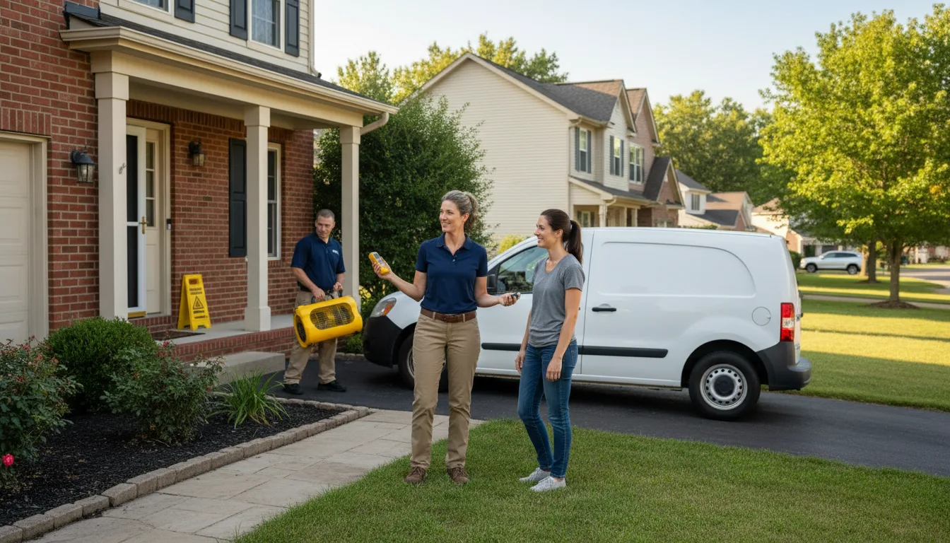 Water restoration image for Dehumidification And Cleanup Services in Reform, AL